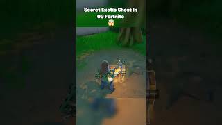 Secret Exotic Chest In OG Fortnite 🤯 #shorts