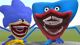 NEW HUGGY WUGGY TAPES VS SONIC TAPES In Garry`s Mod!