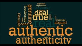 "Being Authentic Is Sexy" - "Being Authentic Is Hot" - "I Respect Authentic People" - Really?