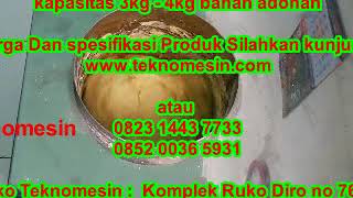 mixer adonan roti maryam - roti prata - roti donat Teknomesin 082314437733