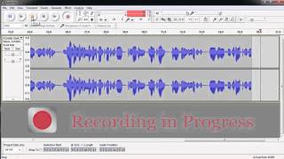 Week 4 -  4   Recording and Saving with Audacity