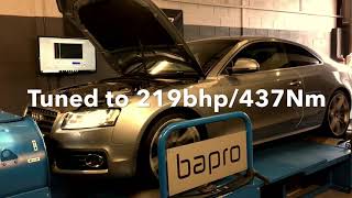 Audi A5 2.0TDI 170 Quattro Custom Remap at MoreBHP Headquarters in Crewe