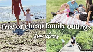 Free Or Cheap Family Outings | Family Day Ideas | Taylor Marie Motherhood