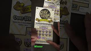 GOLD RUSH DOUBLER - FL LOTTO #gamblingclips #lottery #bigwin #fllotto #gambling #goldrush #shorts