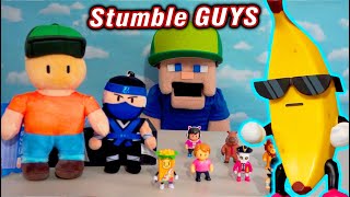 Stumble Guys - OFFICIAL TOYS UNBOXING!! Figures & Plush Series 1