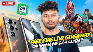 Free Fire Biggest Giveway🔴[Live] On Galaxy S24 Ultra #playgalaxy  - Garena Free Fire