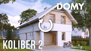 Projekt domu KOLIBER 2 - widok 360º