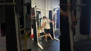 Smith Machine Reverse Lunge #fitness #christianbautista