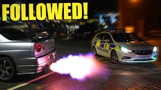 The POLICE Were All Over This Car Meet! - Modified Cars Leaving a Car Meet!