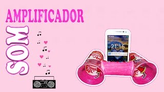 AMPLIFICADOR de SOM para CELULAR 🎶 ( How to Make a mobile amplifier)| Liliane Novaes