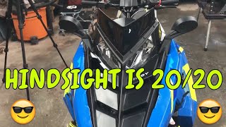 2019 Polaris EVO 550 - Installing Mirrors