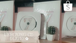 [UNBOXING] MINIMALIST CD PLAYER| shopee philippines |kpop| eng sub