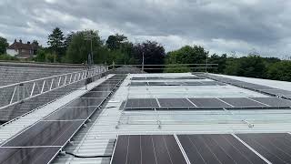 Solar panel bird proofing in Kent for commercial properties