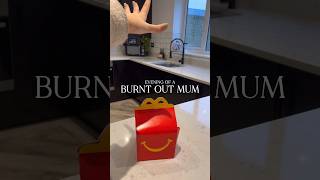 realistic evening routine of a tired burnt out mum !! Relatable? #shorts #eveningroutine #relatable