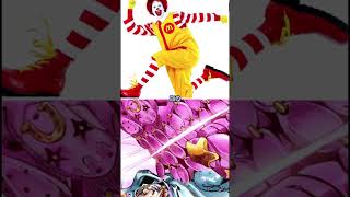 Ronald MacDonald vs Johnny joestar (tusk act 4) #shorts #Edit #combat #Jojo #jojosbizzareadventure