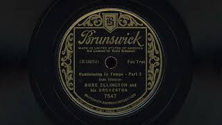 "Reminiscing in Tempo" Parts 1-4 - Duke Ellington and his Orchestra (1935)