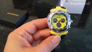 DIADORA - Italian Sport Watch Black & Yellow