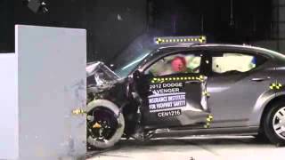 Crash Test 2012 - Dodge Avenger (Small Overlap Test) IIHS