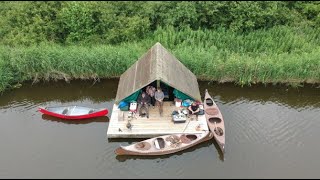 De Heen : Floating Canoe Shelters