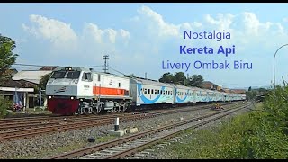 Kereta Api Livery Ombak Biru