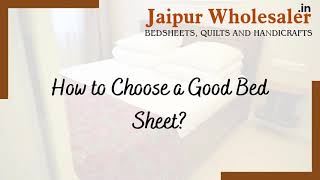 How to Choose A Bed Sheet | Bedsheet Size | Bedsheet Fabric | Types Of Traditional Print Bed sheet