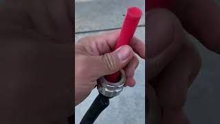 How to permanently fix a kink garden hose tubing