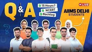 How to Crack NEET Exam? 🔴 Live Q&A with AIIMS Delhi Students