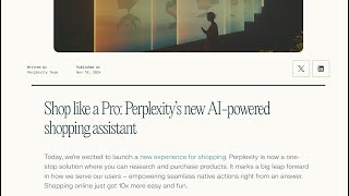 Perplexity's Latest Features Aim to Transform AI Driven Shopping