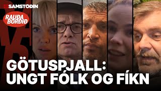 Rauða borðið 12. nóv - Götuspjall: Ungt fólk og fíkn