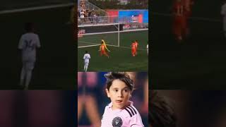 Lionel Messi's son Mateo goes viral #messi #shortnews