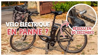 VÉLO ÉLECTRIQUE en PANNE ? Essayez ceci !