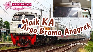 NAIK KERETA API NOMOR SATU SE-INDONESIA!!! Argo Bromo Anggrek New Generation Surabaya - Jakarta