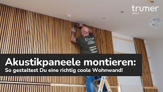 Akustikpaneele montieren: So gestaltest Du eine richtig geniale Wohnwand!