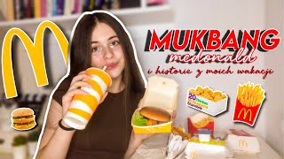 MUKBANG 🍔 *mcdonald* + HISTORIE Z MOICH WAKACJI