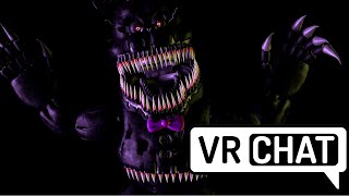 NIGHTMARE Torments People On VRCHAT!!! (FNAF VOICE)