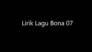 Lirik lagu Manggarai Bona 07