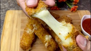 Mozzarella Sticks 🧀😍 Recipe By The Fusion Kitchenary || Cheese Sticks || Crispy Mozzarella Sticks