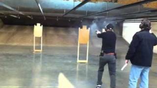 Bullseye IDPA shooting match 2 part stage CDP 1/4