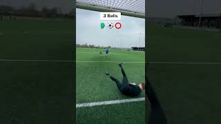 1-5 balls challenge 🧤⚽️ #shorts