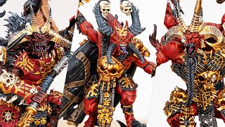 We painted a 2,250 points KHORNE DAEMONS army! | Warhammer 40k Army Painting Showcase