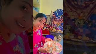 Lakkhing pujor gaan🙏🌺#youtubeshorts #shortvideo |Chandrika Bhattachariya