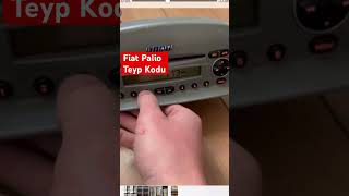 Fiat Palio Teyp Kodu #radiocode