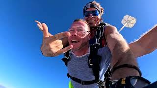 Marc First Skydive! Tandem Jump from 10000 feet at iJump Gran Canaria