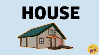 House Vocabulary in ENGLISH for kids and beginners