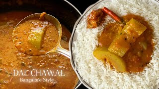 Dal Recipe Bangalore style 😍🤤 Toor Dal Tadka with Chawal by @foodkajahan