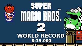 Super Mario Bros. 2 in 8:15.000 [FORMER WORLD RECORD]