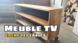 Cache tes câbles #meuble #astuce #diy