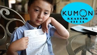 7 year-old uses the Kumon Study Method for Reading