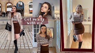 GRWM - Get Ready With Me 🤎 | make-up, coiffure, tenue - outfit 2022