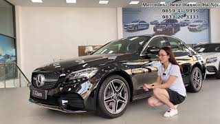 Chi tiết Mercedes- Benz C180 AMG 2021| màu đen nội thất đen|Hỗ trợ 50% lệ phí trước bạ